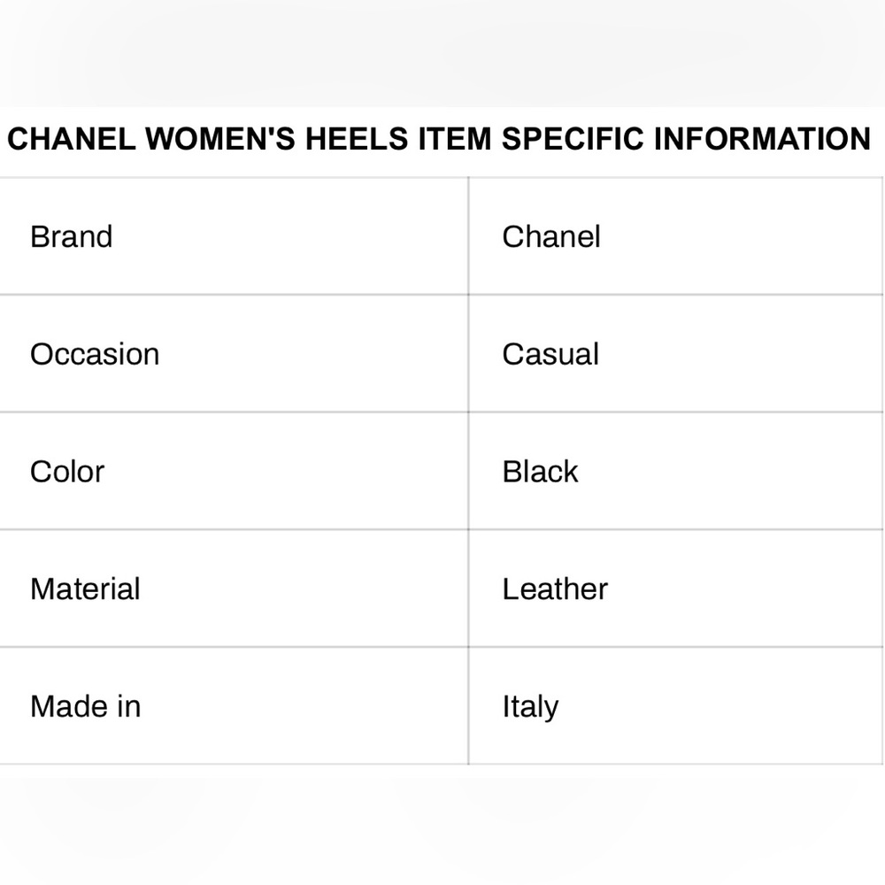 Authentic Chanel Cc Cap-Toe Chain Platform - image 7